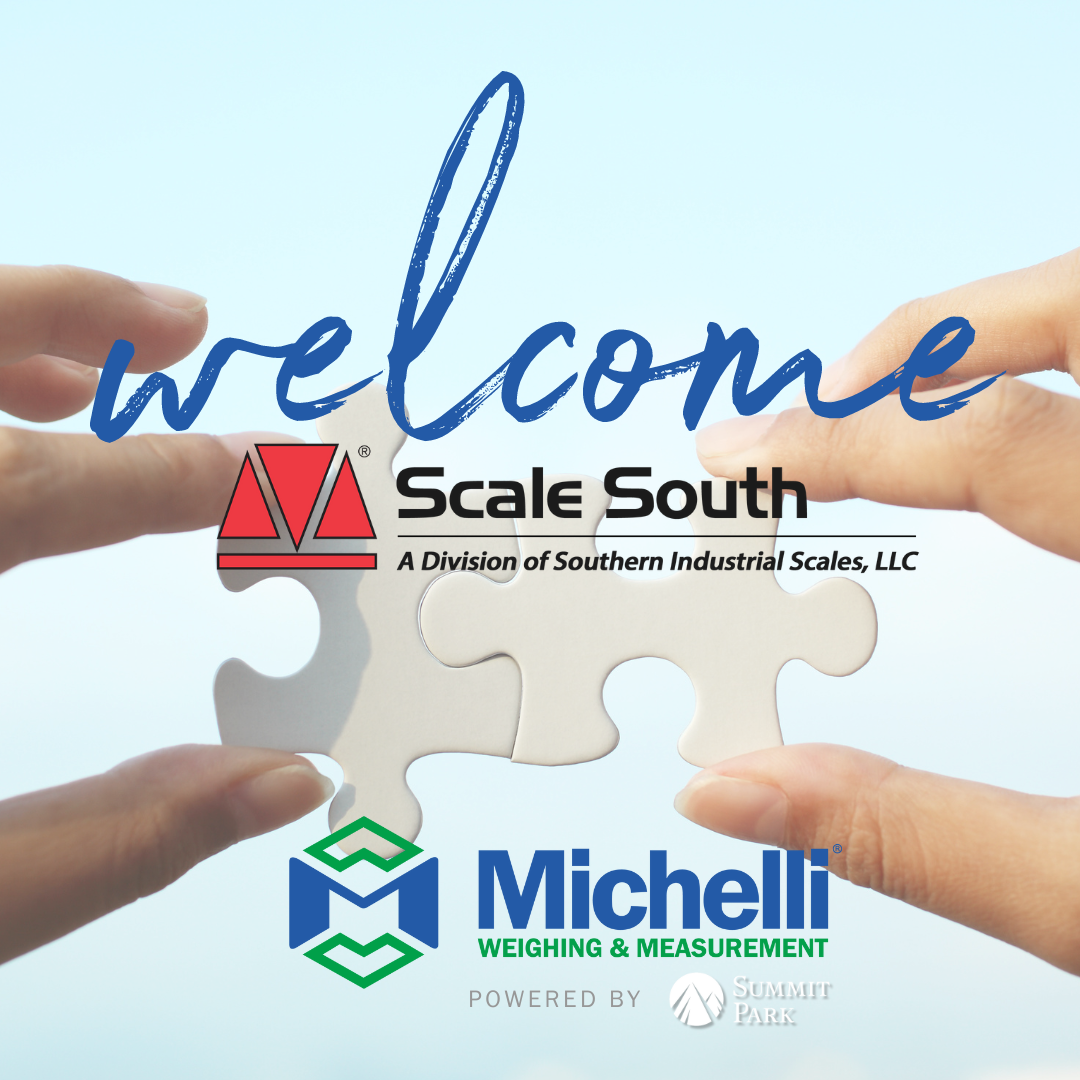 Welcome Scale South to the Michelli team with puzzle pieces on a light blue background