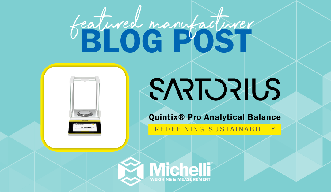 Sartorius Quintix® Pro Lab Balance: Redefining Sustainability